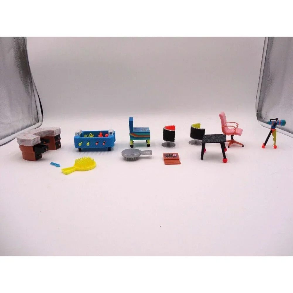 LOL Surprise OMG Doll House Furniture Game Room Bar Arcade Game Chair‎ and More